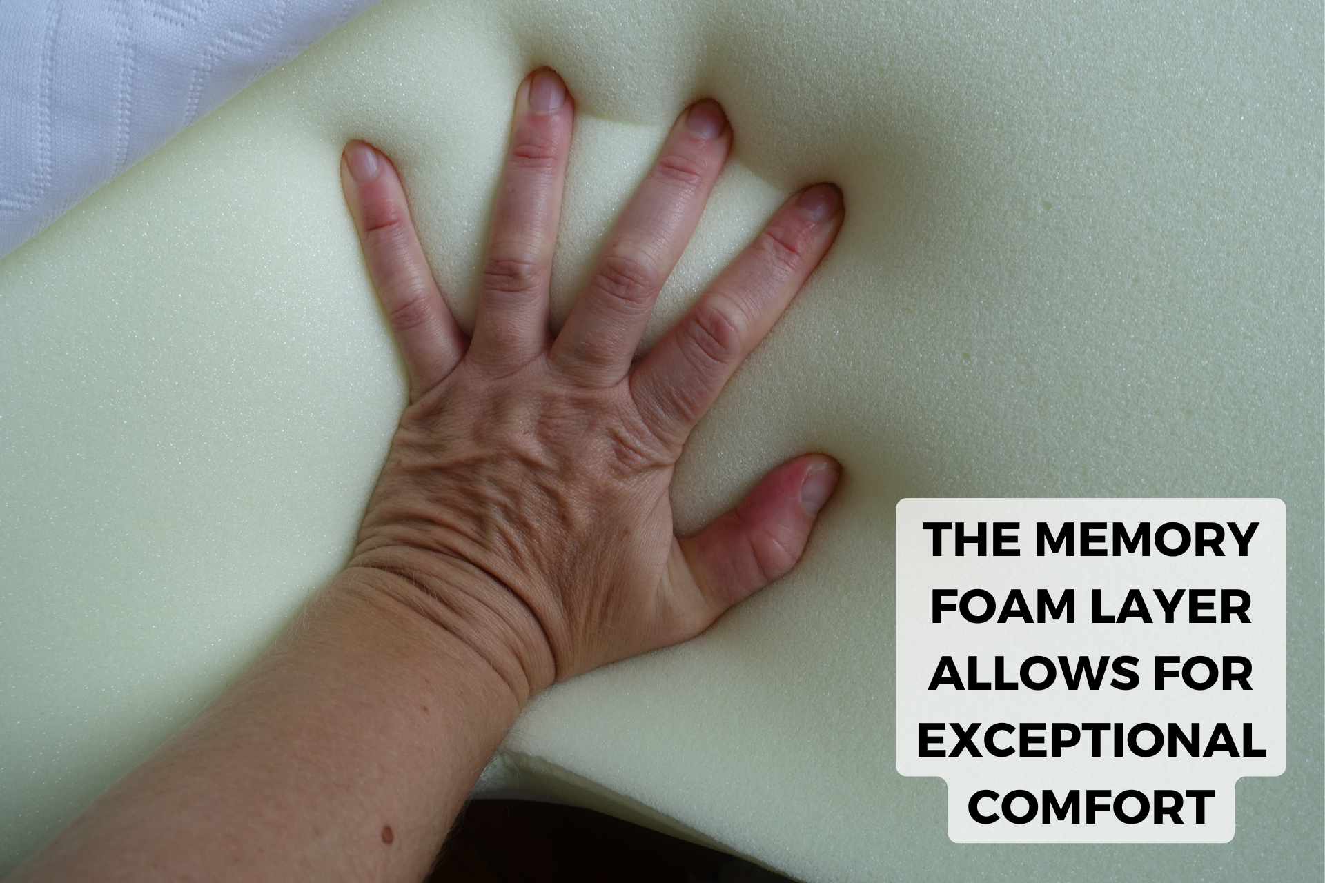 comfort memory foam layer of rem-fit mattress